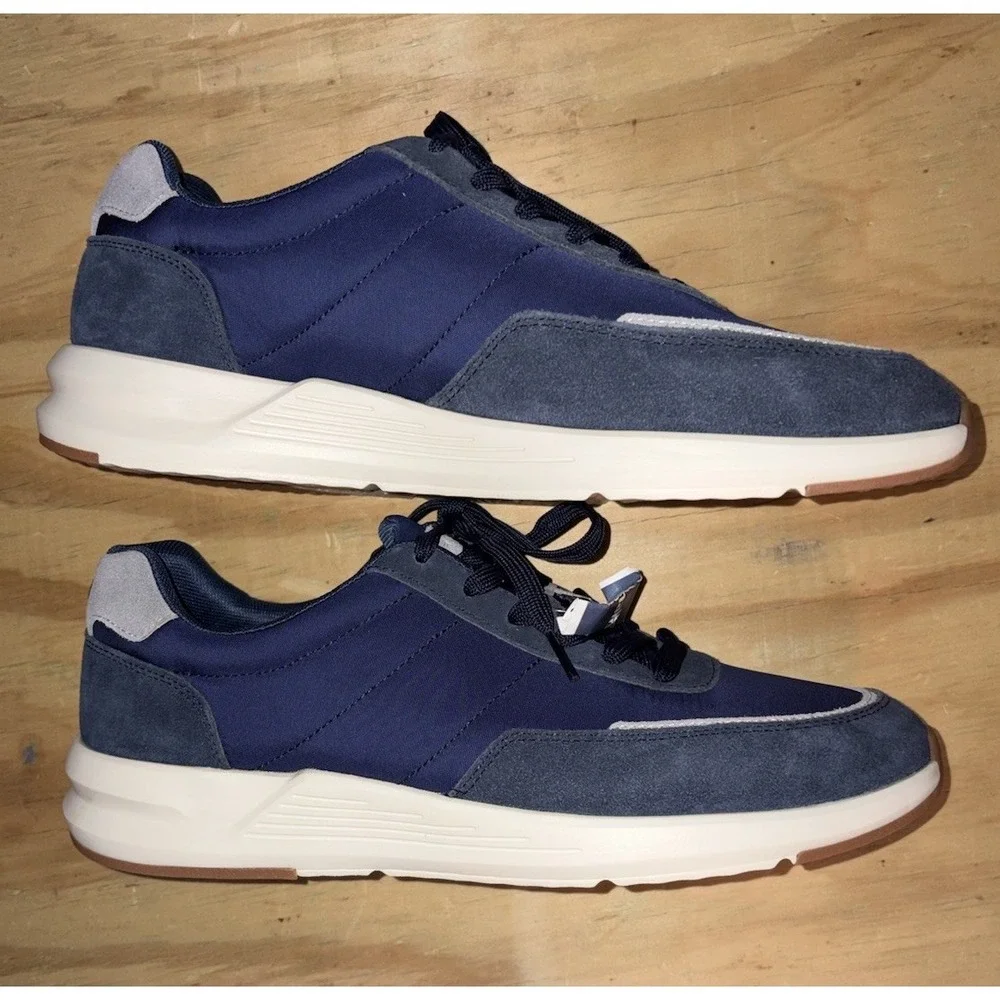 New Peter Millar Journeyman Tennis Shoes Sneaker MF25EF31 US 12 Navy Blue Gray